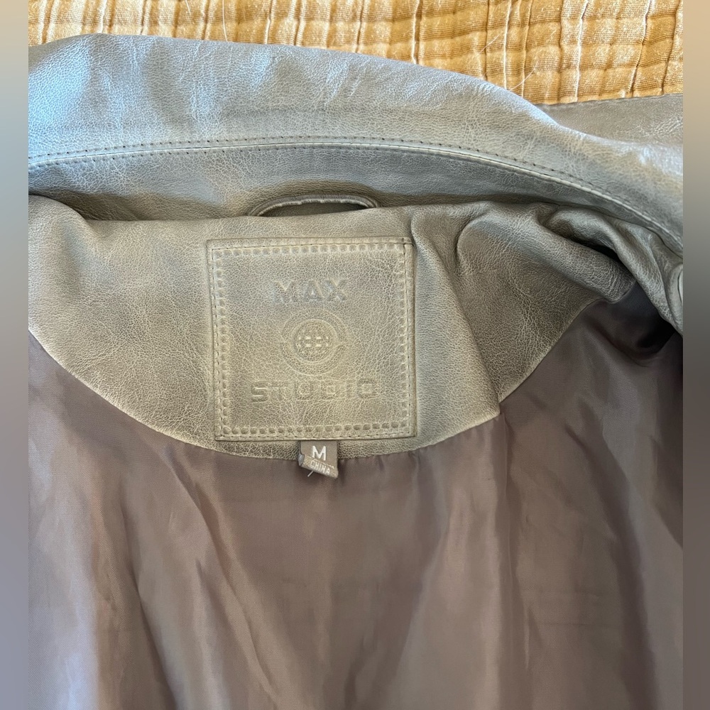 Max Studio Motorcycle Jacket- Medium - image 6